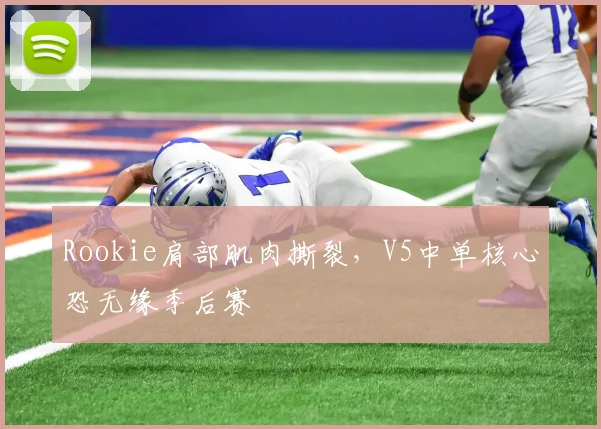 Rookie肩部肌肉撕裂，V5中单核心恐无缘季后赛